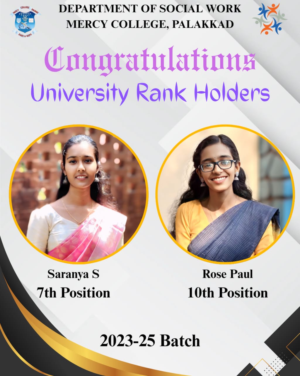 SARANYA S & ROSE PAUL